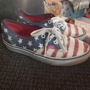 Vans Off The Wall American Flag Stars And Stripes